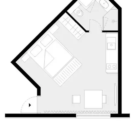 Street Flat Mini Appartamento Lubiana