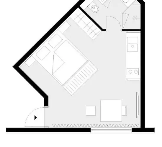 Street Flat Mini アパート リュブリャナ
